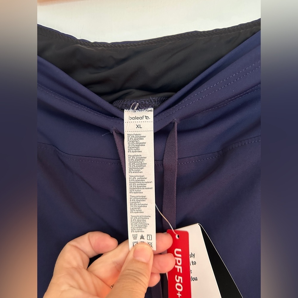 BNWT Bayleaf Navy Blue Athletic Shorts Size XL - Picture 7 of 12